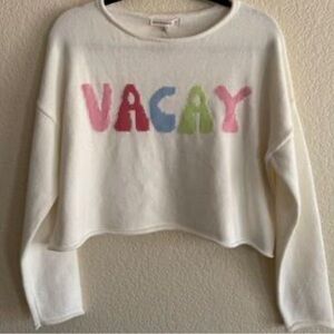 VACAY sweater cropped